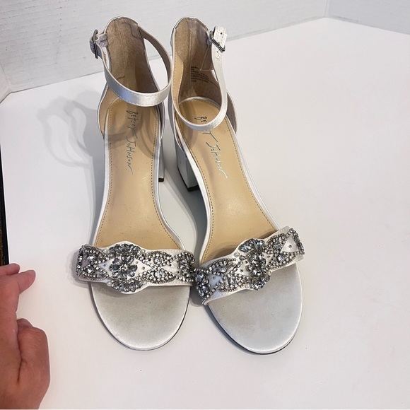 Blue by Betsey Johnson white  Sandals - Picture 2 of 8